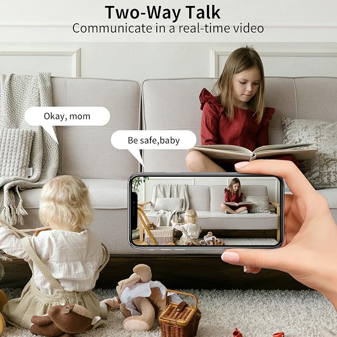 Indoor Camera 2K Cameras for Home Security, 24/7 Live Video, 2 Way Audio - Image 5