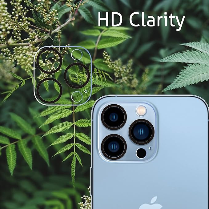 Ailun 3 Pack Screen Protector for iPhone 14 Pro + 3 Pack Camera Lens Protector - Image 3