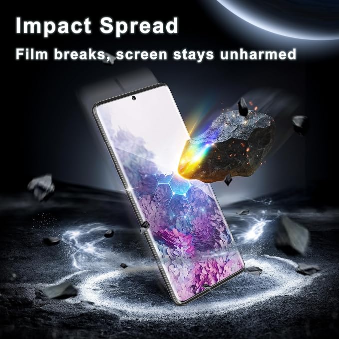 2+2 Pack for Samsung Galaxy S20 Plus Screen Protector and Camera Protector - Image 3
