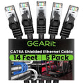 GEARit Cat6A Ethernet Cable 10Gbps Snagless Shielded SSTP, SFTP Shielded by GEARit