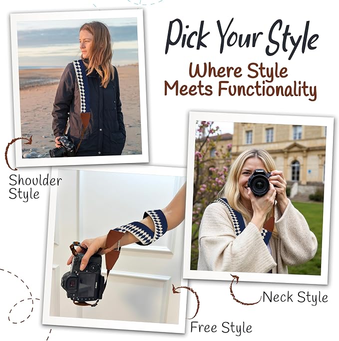 Art Tribute Camera Strap For Photographers Padded Universal Fit Neck Shoulder & - Image 7