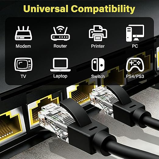 Ethernet Cable 30ft For Cat6/Cat5E, 10Gbps Compatible - Image 6