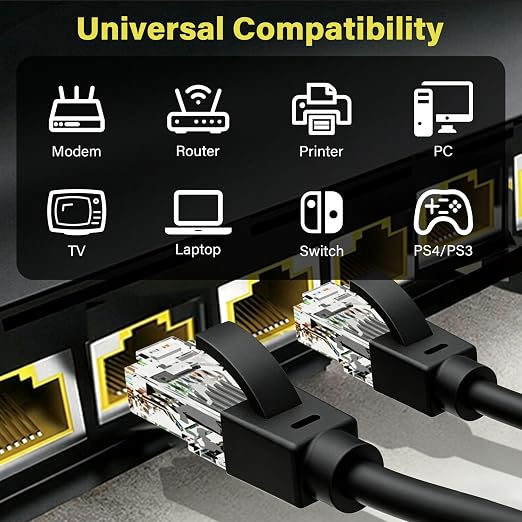 Ethernet Cable 35ft For Cat6/Cat5E, 10Gbps Compatible - Image 7