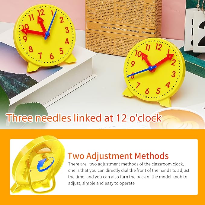 Henoyso 6 Pcs Teaching Clock Kit - Image 7