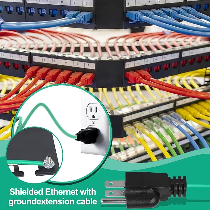 Grounding Plug Wire for Shielded Ethernet Patch Panel Bond & Ground Extension - Image 6