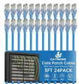 3 Feet Cat6 Patch Cables, Solid Pure Copper Patch Cord, Cat 6 Ethernet Cable by CatBose