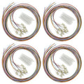 4Pack 12 Strand Multimode OM3 50/125 LC-UPC Fiber Pigtail, 1.5 Meters LC-OM3 by Bangun