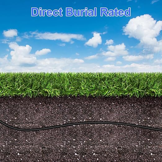 20FT Cat6 Outdoor Ethernet Cable, Heavy Duty Direct Burial, 24AWG CCA Patch Cord - Image 6