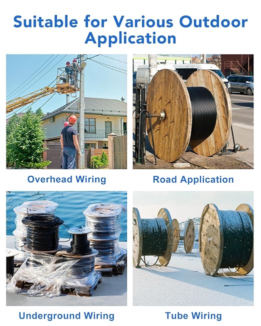 100M Uniboot LC to LC Single Mode Fiber Patch Cable，OS2 Outdoor Armored Fiber - Image 8