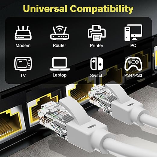 Ethernet Cable 20ft For Cat6/Cat5E, 10Gbps Compatible - Image 6
