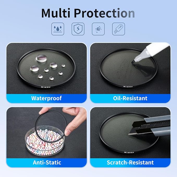 JJC 77mm Ultra-Low Reflectivity UV Filter Lens Protection - Image 6