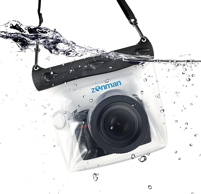 ZONMAN DSLR Camera Univeral Waterproof Underwater Housing Case Pouch Bag - Image 3