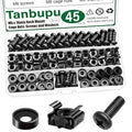 45PACK M6 x 16mm Rack Mount Cage Nuts, Enclosures by Tanbupu