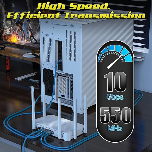 5 Feet Cat6 Patch Cables, Solid Pure Copper Patch Cord, Cat 6 Ethernet Cable - Image 4