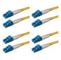 SpeedyFiberTX – 4-Pack 10 Meter LC to LC Fiber Patch Cable, Corning SMF-28 by SpeedyFiberTX