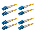 SpeedyFiberTX – 4-Pack 0.50 Meter LC to LC Fiber Patch Cable, Corning SMF-28 by SpeedyFiberTX
