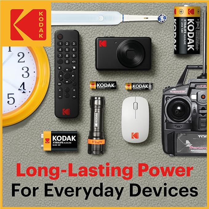 KODAK C Alkaline Batteries C Cell High-Performance Bulk 1.5 Volt Battery Pack - Image 10
