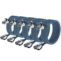 Cat8 Ethernet Cable 1 ft 5 Pack, High Speed 40Gbps 2000MHz, Compatible by CABNEER