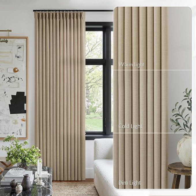 Burlywood Birch 100 Inch Long Curtains - Image 9