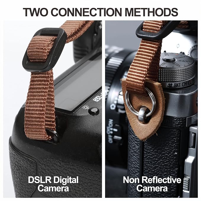 Padwa Lifestyle Black Striped Camera Strap - Image 3