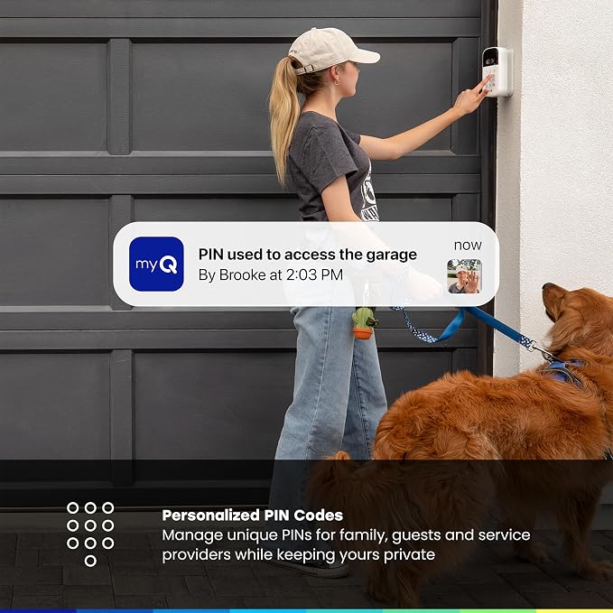 myQ Smart Access Starter Kit: Secure View™ 3-in-1 Smart Lock + Garage Door - Image 10