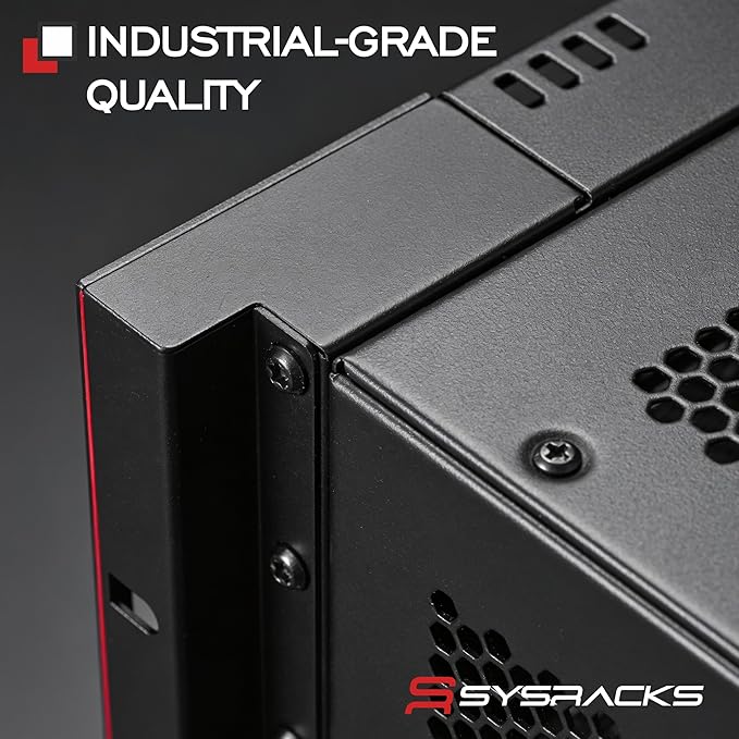18U Wall Mount Server Rack Cabinet – 19" Network Rack Enclosure, PDU & Shelf - Image 10