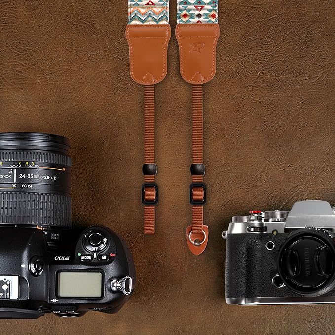Padwa Lifestyle Cool Ethnic Style Apricot Camera Strap - Image 7