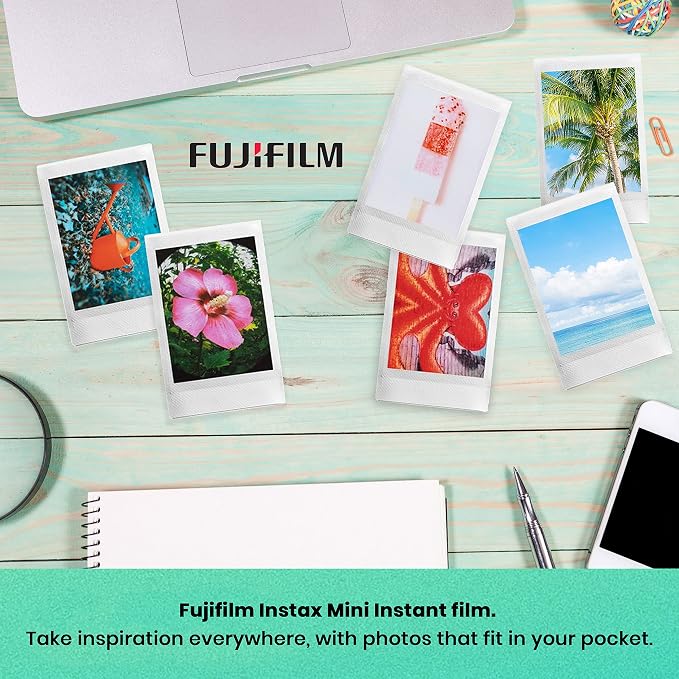 Fujifilm Instax Mini 12 Instant Film Camera Clay White, Fujifilm Instax Mini - Image 6