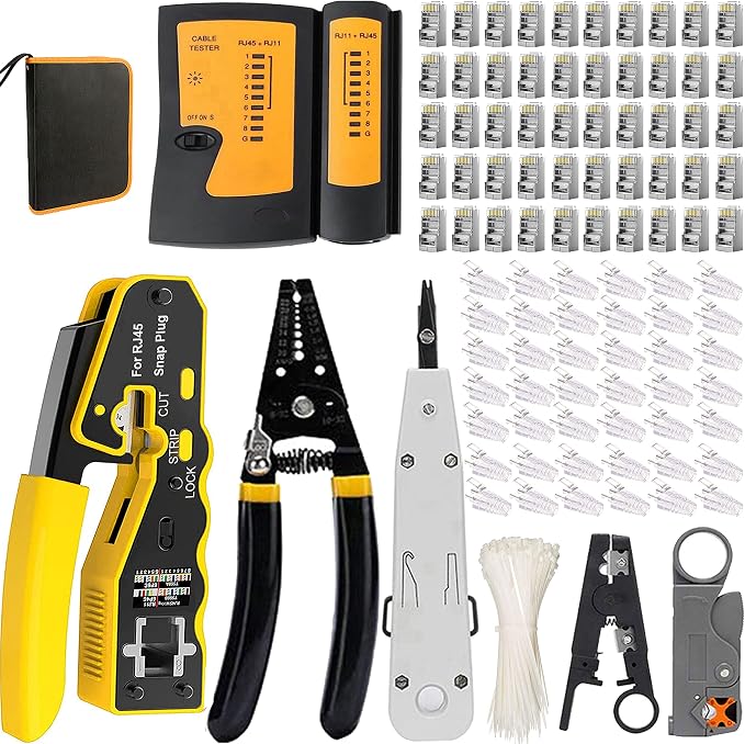 LEATBUY Crimper Set CAT5/CAT6 Crimp Tool Kit - Image 7
