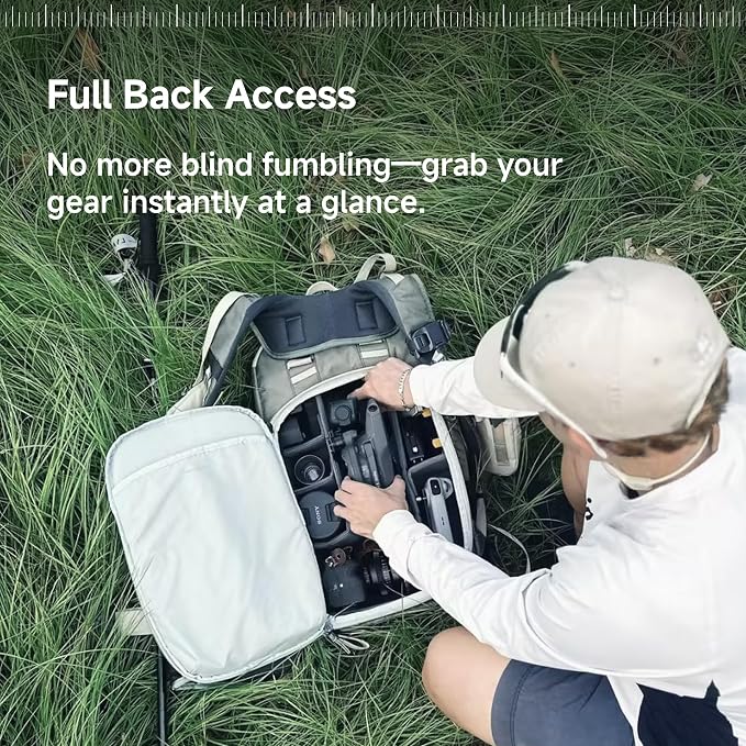 VSGO Pocket Ranger Expandable 35-43L Photography & Outdoor Backpack – - Image 2