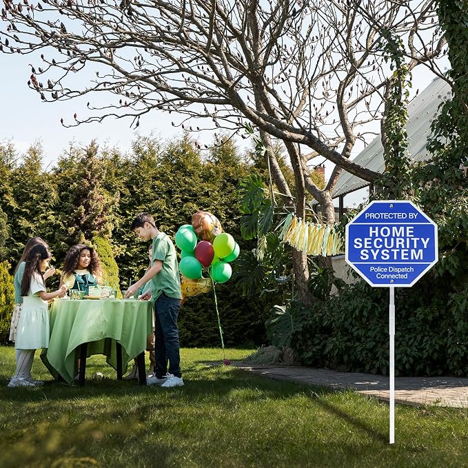 2-Pack Protected By Home Security System Signs - Image 7