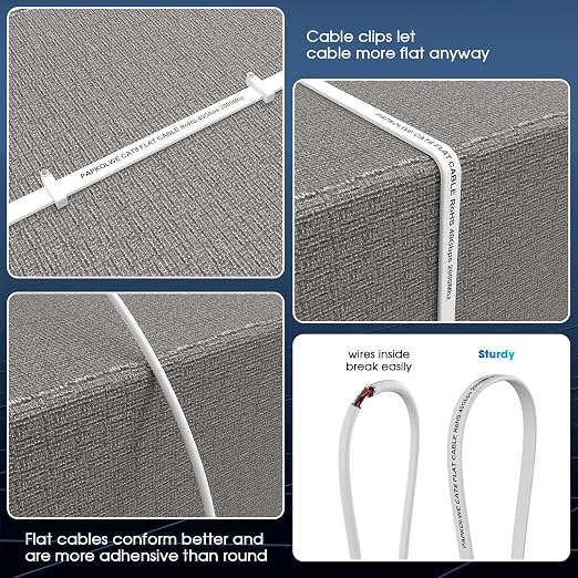 Cat 8 Ethernet Cable 35 ft, Heavy Duty High Speed Cat8 LAN Network Cable - Image 5