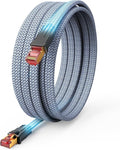 Snowkids Cat 8 Ethernet Cable 40 FT, Braided Heavy Duty High Speed by Snowkids