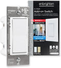 Enbrighten Add-On Switch QuickFit and SimpleWire, In-Wall Rocker Paddle by Enbrighten